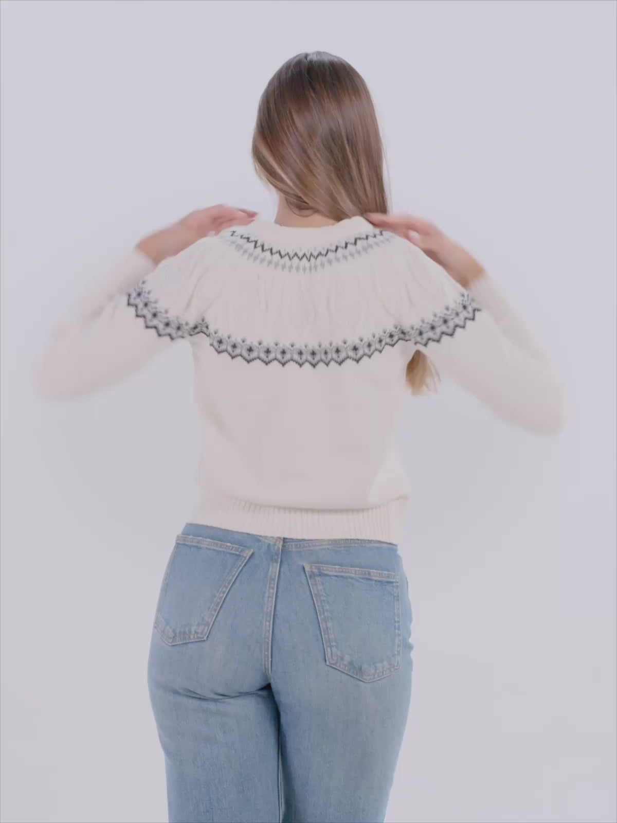 Pull pour Femme Arctique en Coton Bio