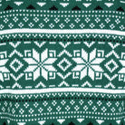 Pull de Noël Chic pour Couple Classique Vert et Blanc detail