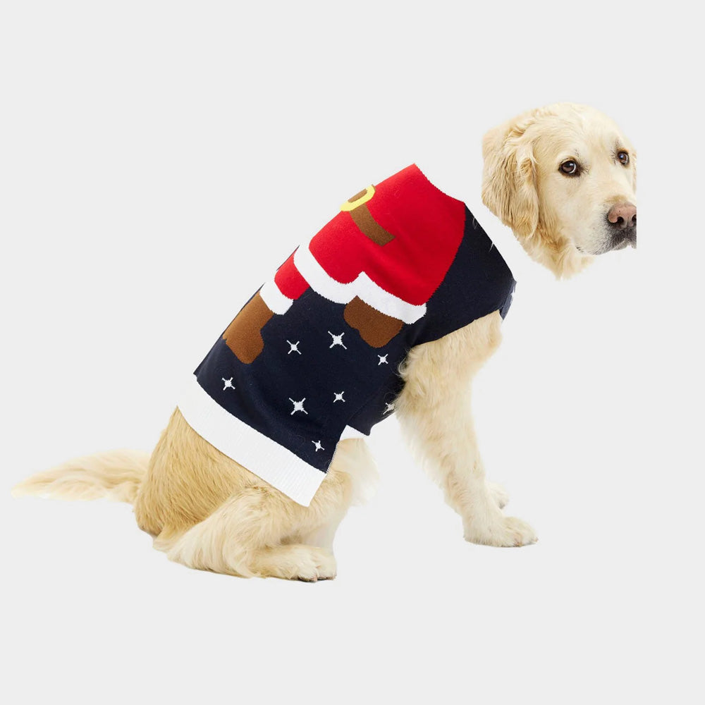 Pull de Noël pour Chien Costume du Père Noël
