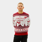 homme Pull de Noël pour Couple Christmas is Coming