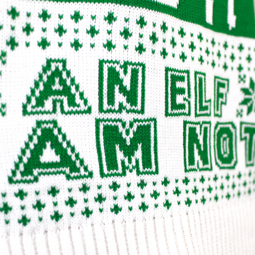Pull de Noël Vert Couple Star Wars I am Not an Elf
