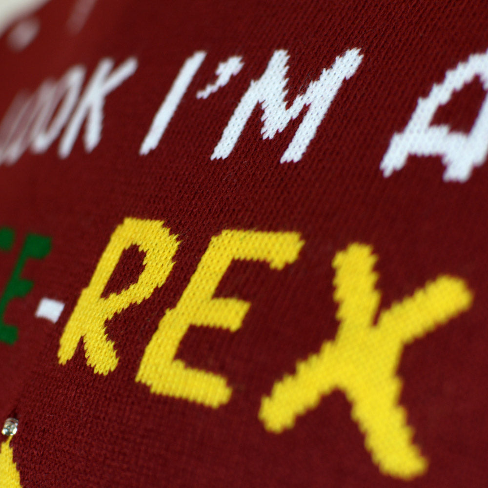 Pull de Noël pour Couple Lumineux LED Christmas Tree-Rex detail