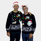 Pull de Noël Star Wars Couple Homme Lumineux LED Join the Christmas Side
