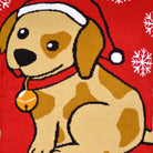 Pull de Noël pour Couple avec Petit Chien detail