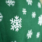 detail Pull de Noël pour Couple Vert Holly Jolly Sequins