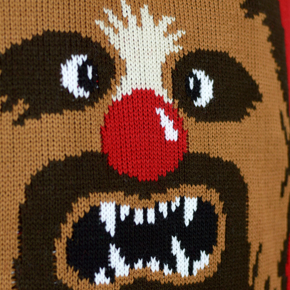 Pull de Noël pour Couple Wookiee detail