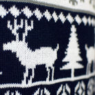 Pull de Noël pour Enfants avec Rennes et Sapins Bandes 
