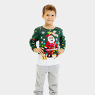 Pull de Noël pour Enfants Lumineux LED Noël ligoté Père 
