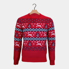 Pull de Noël pour Famille Canada Rouge 
