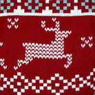 Pull de Noël pour Famille Rouge Classique Étoiles Polaires Renne