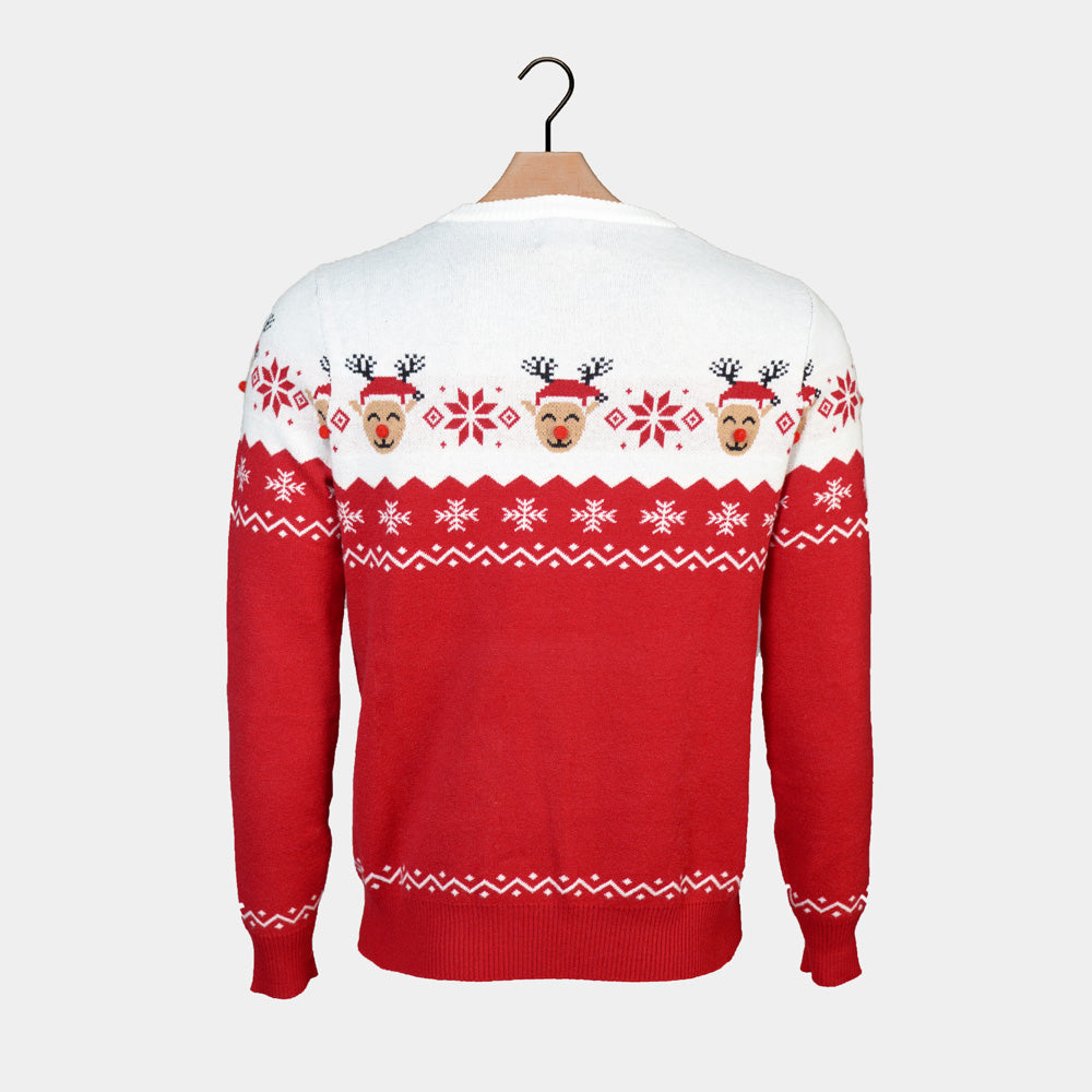 Pull de Noël pour Femme Adorable Renne 
