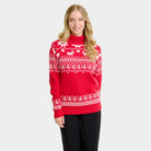 Pull de Noël pour Femme à Col Roulé Greenlandish Coton Bio
