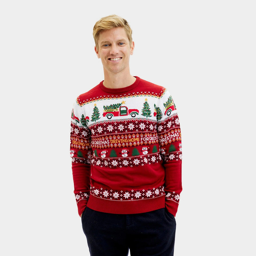 Pull de Noël pour Femme Driving Home Homme
