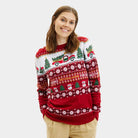 Pull de Noël pour Femme Driving Home
