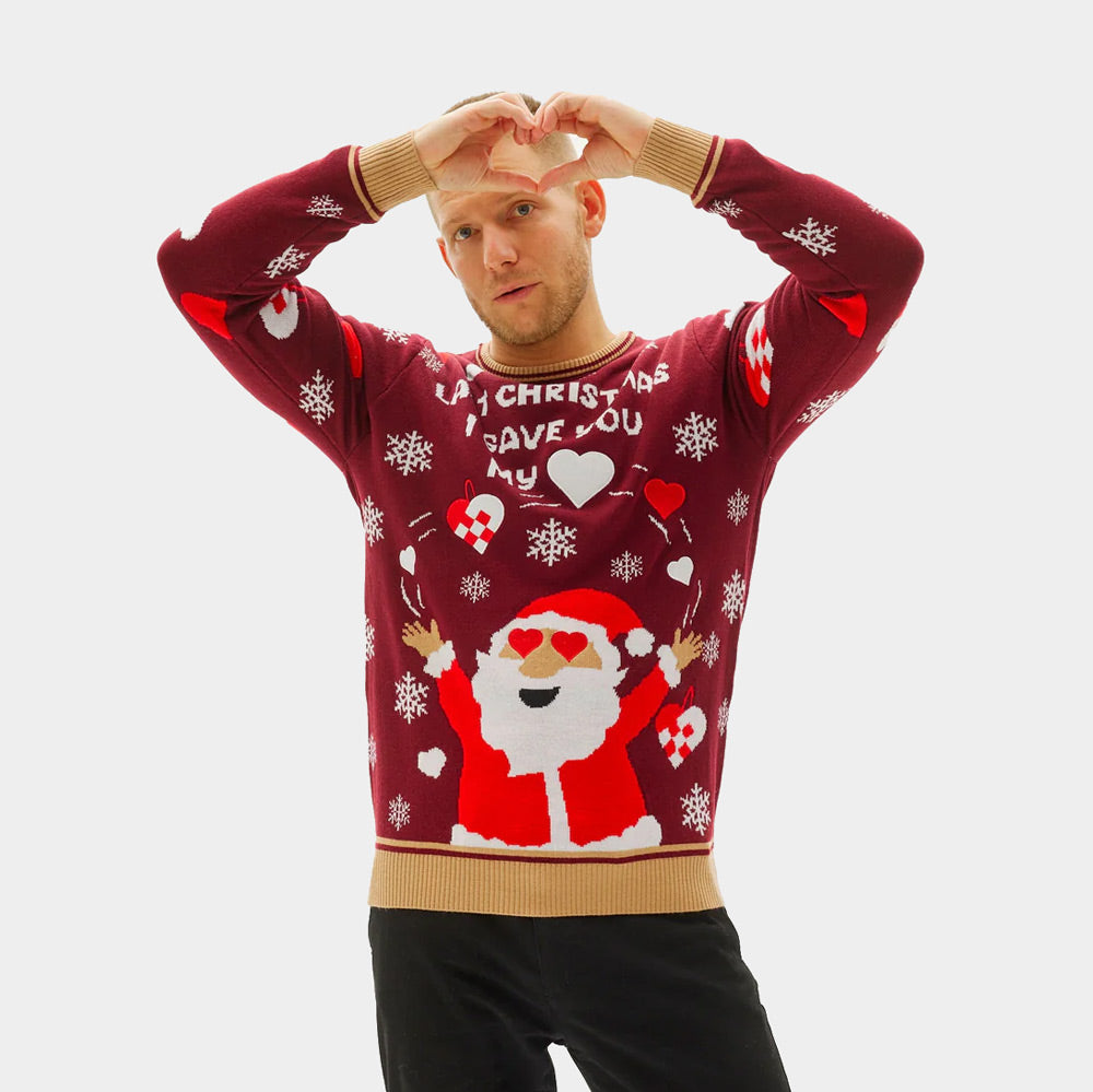 Pull de Noël Homme Femme Last Christmas I gave you my Heart
