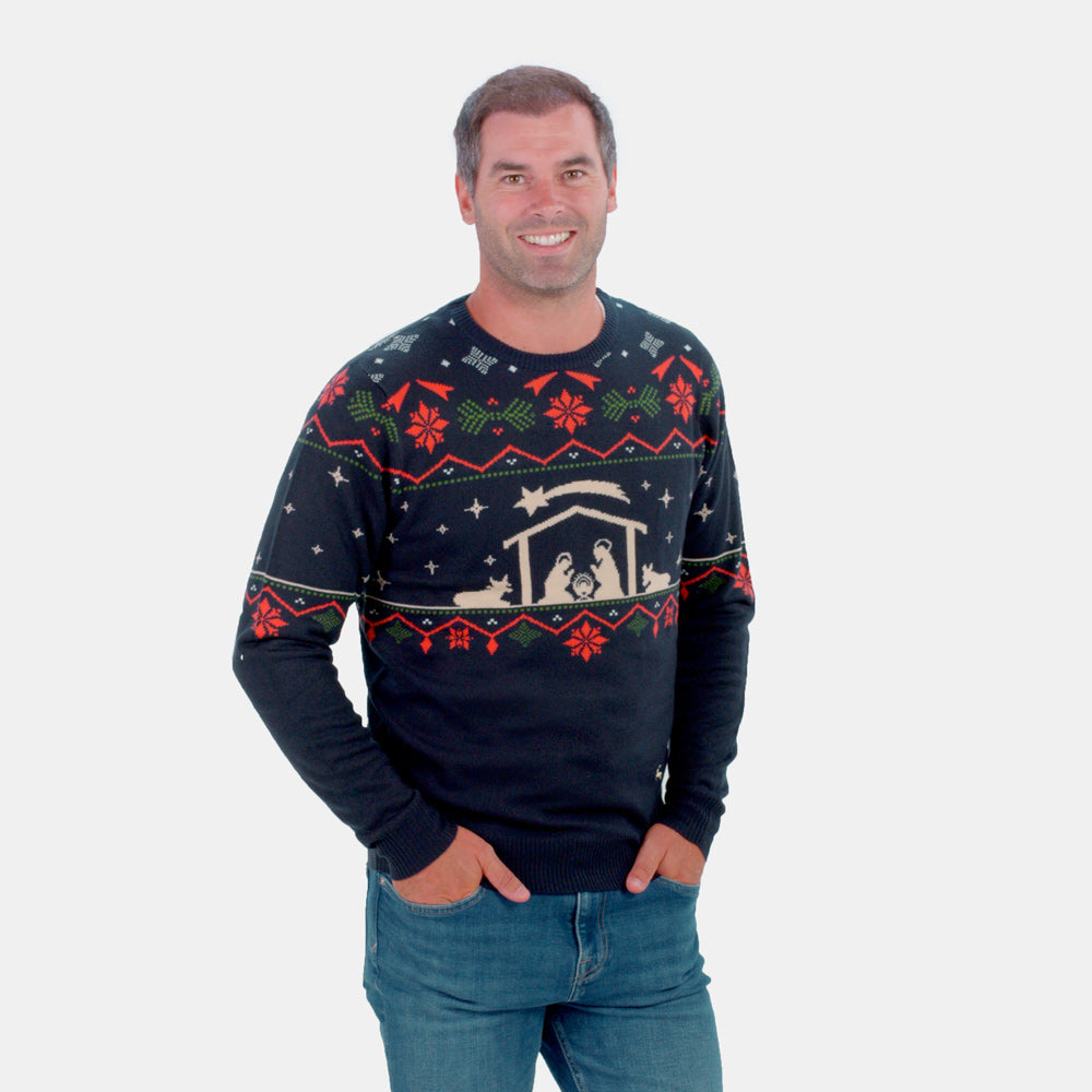 Pull de Noël pour Femme Nativity Homme
