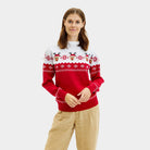 Pull de Noël pour Femme Renne Adorable
