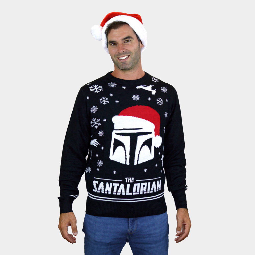 Pull de Noël Homme et Femme Star Wars The Santalorian
