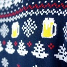 Pull de Noël pour Homme Beer Pocket 3D detail