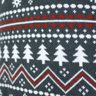 Pull de Noël pour Homme à Col Roulé Gris  Coton Bio Rennes
