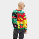 Pull de Noël Homme Couple Patchwork en Coton Bio
