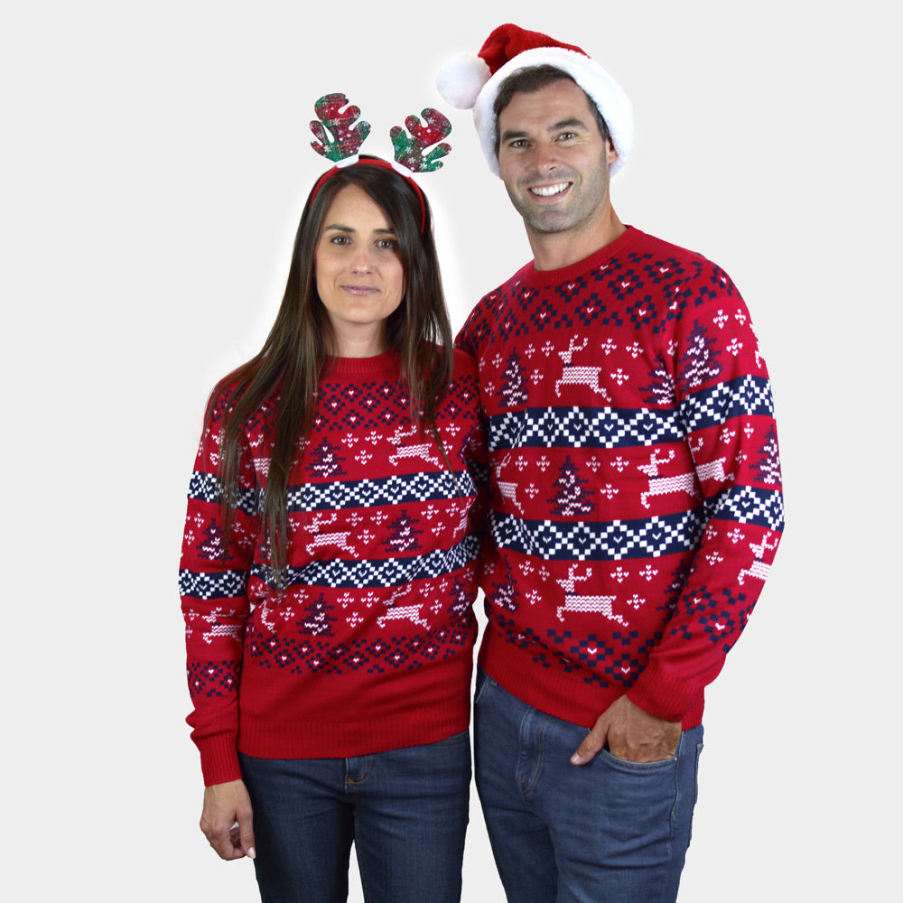 Pull de Noël pour Homme Rouge Femme Canada
