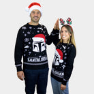 Pull de Noël Femme Homme Star Wars The Santalorian
