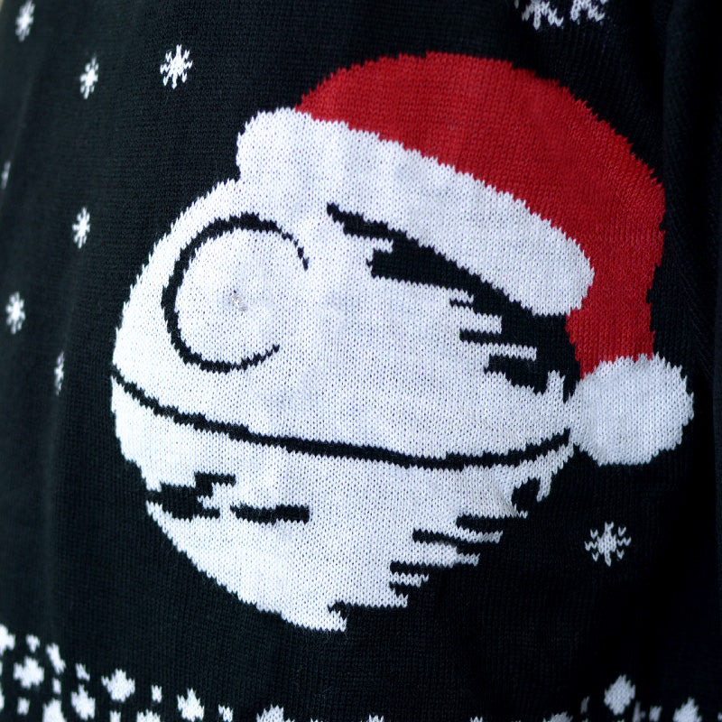 Pull de Noël pour Homme Lumineux LED Join the Christmas Side detail