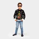 Joyeux Noël Pull de Noël pour Enfants Noir