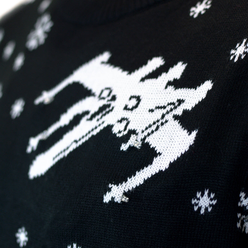 Pull de Noël Lumineux LED Join the Christmas Side détail
