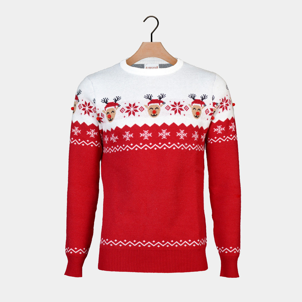 Pull de Noël Femme Renne Adorable
