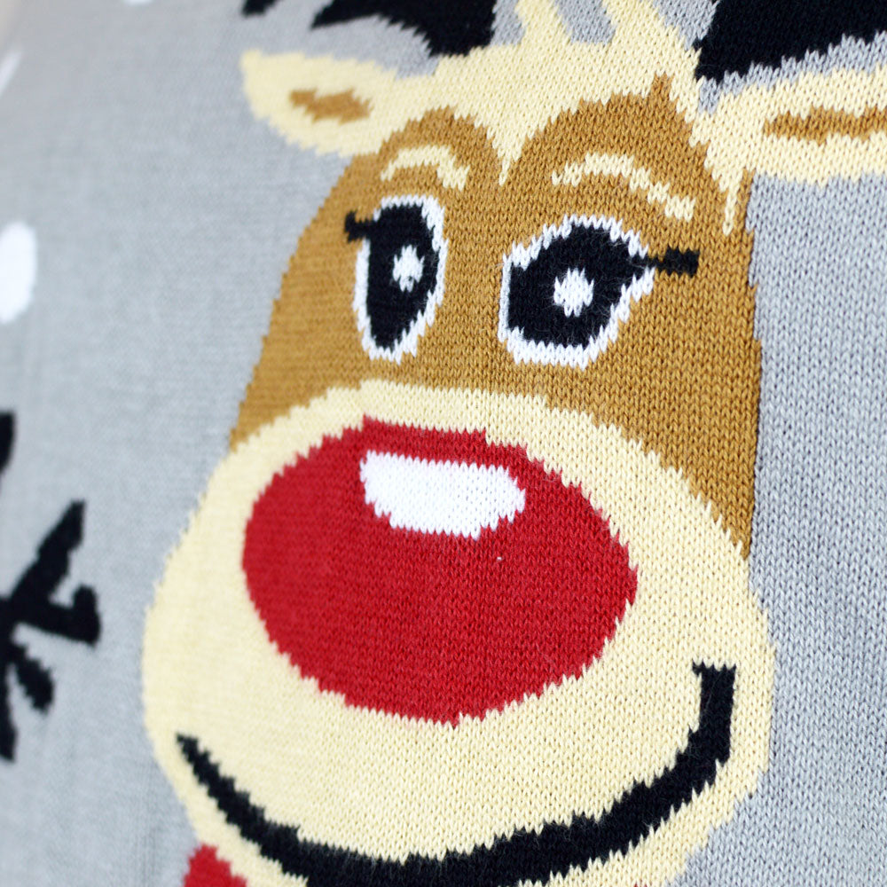 Pull de Noël Rennes Mignonnes
Couple Gris 