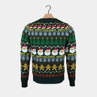 Pull de Noël Vert Femme Happy Holidays

