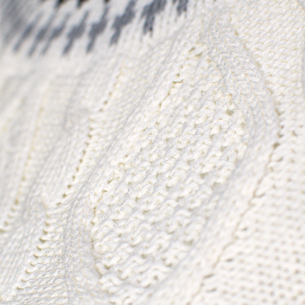 Pull pour Femme Arctique en Coton Bio Blanc
