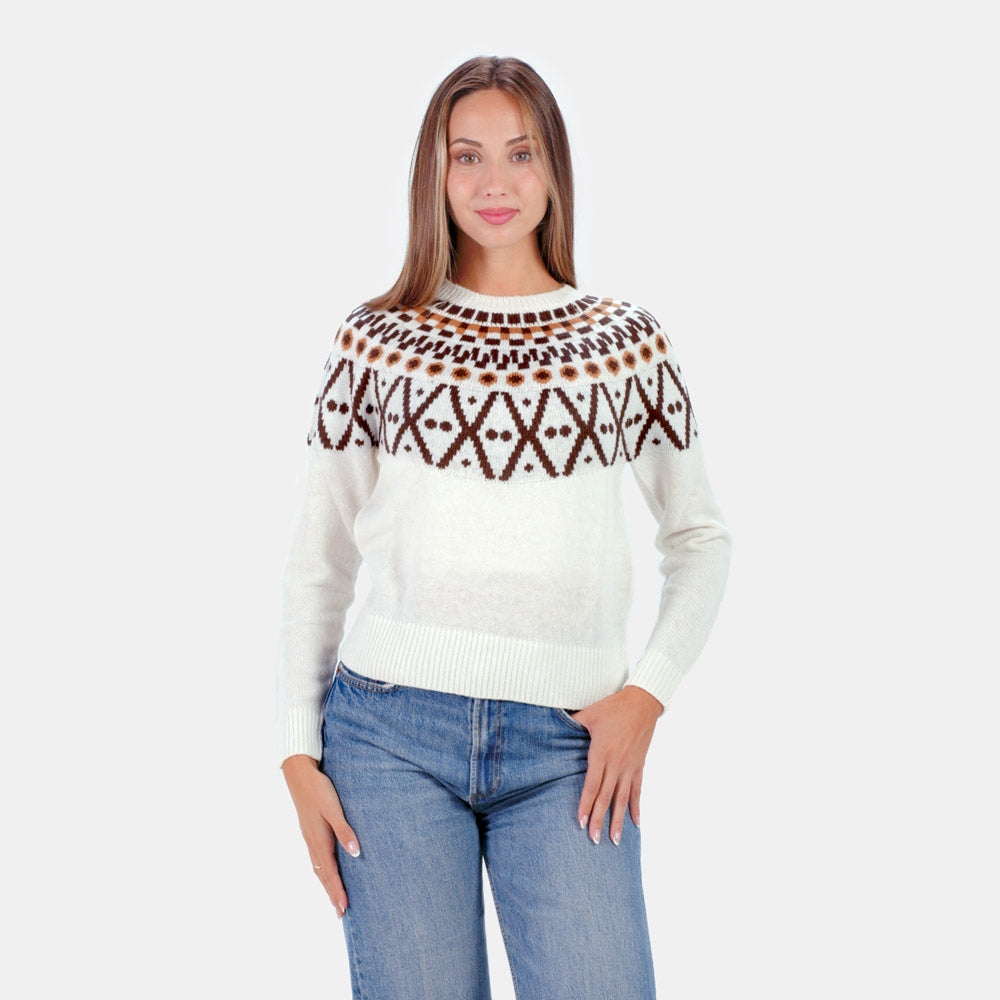 Pull pour Femme Forêt Noire en Laine Mohair
