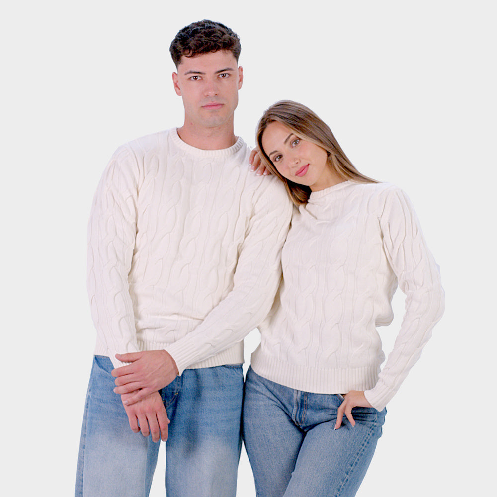 Pull pour Femme Neige en Coton Bio Couple
