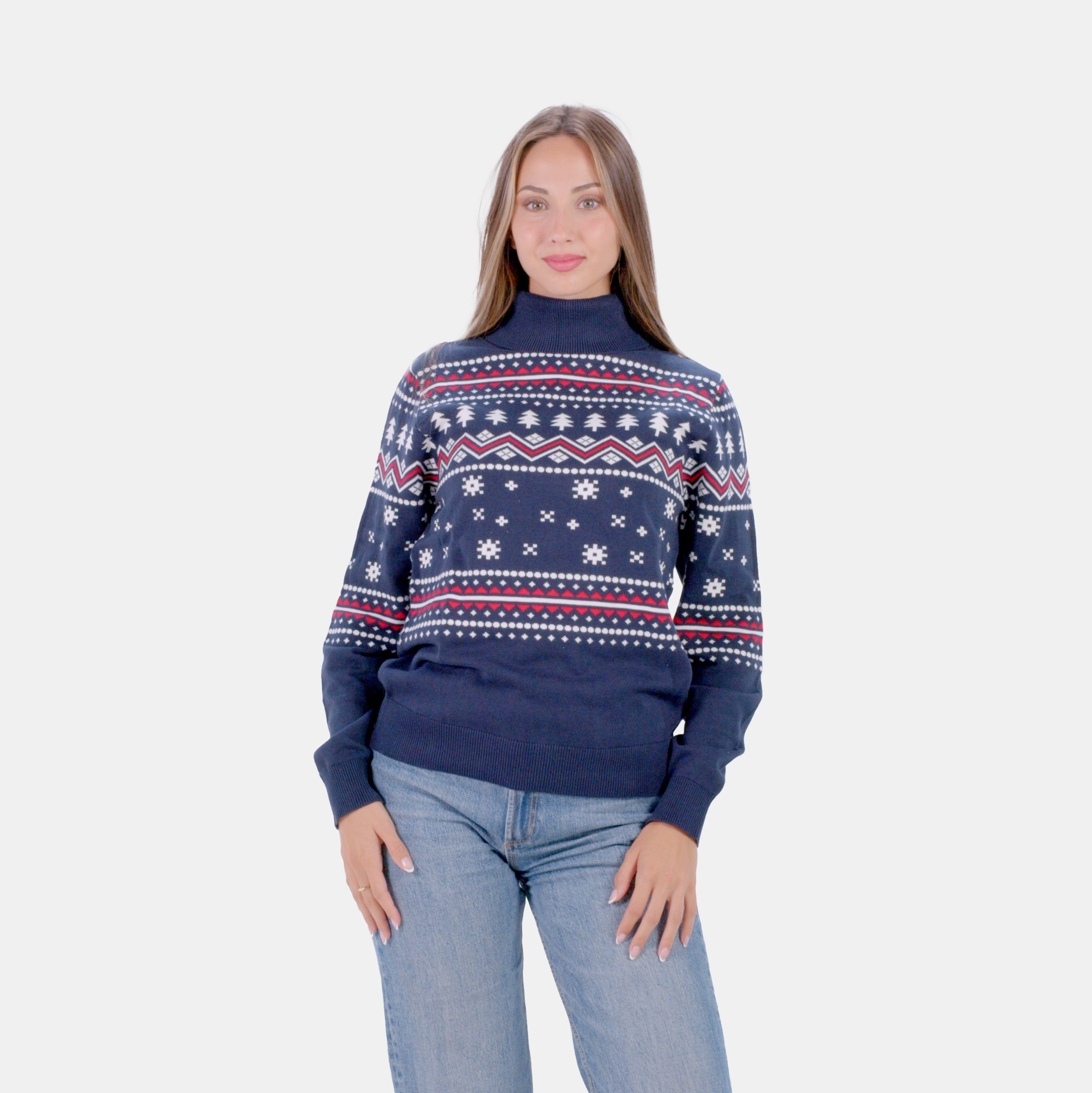 Pull pour Femme Perle Givrée en Coton Bio

