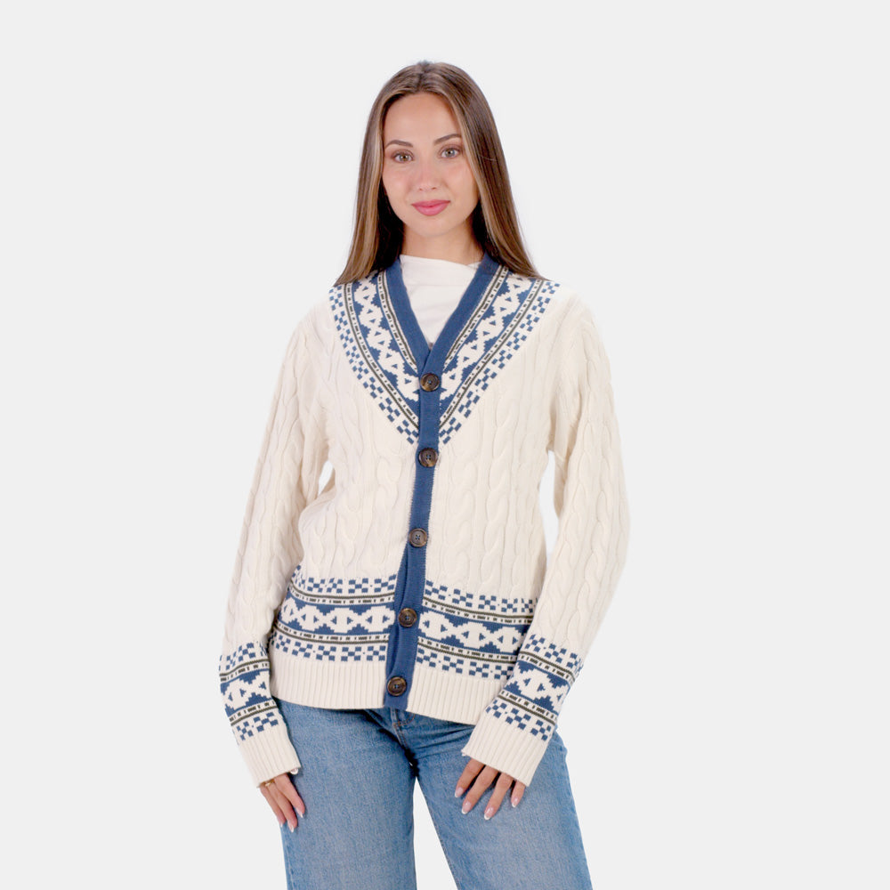 Pull pour Homme Cardigan Cottage de Rêve en Coton Bio Femme