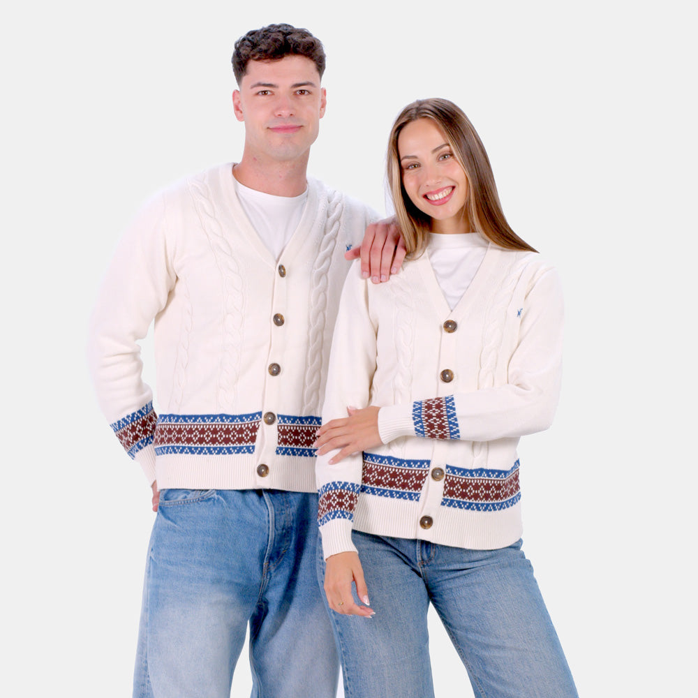 Pull pour Femme Cardigan Renne en Coton Bio Couple