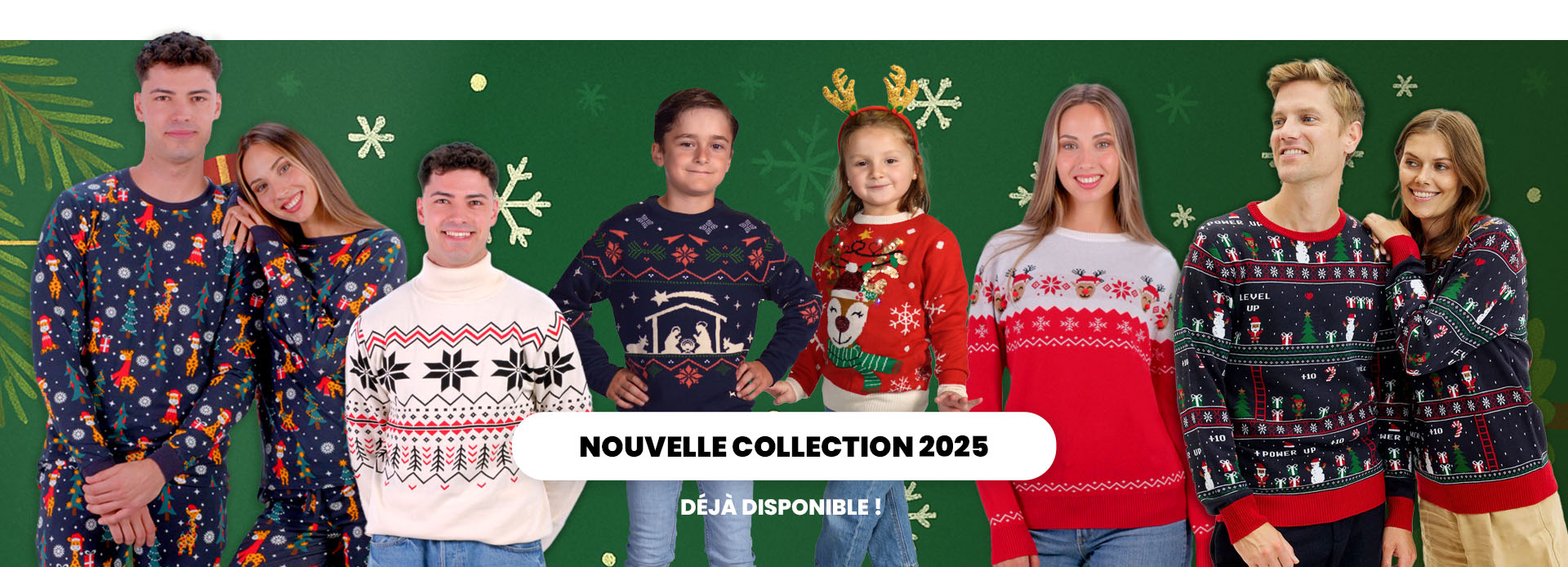 pulls de noël nouvelle collection 2025
