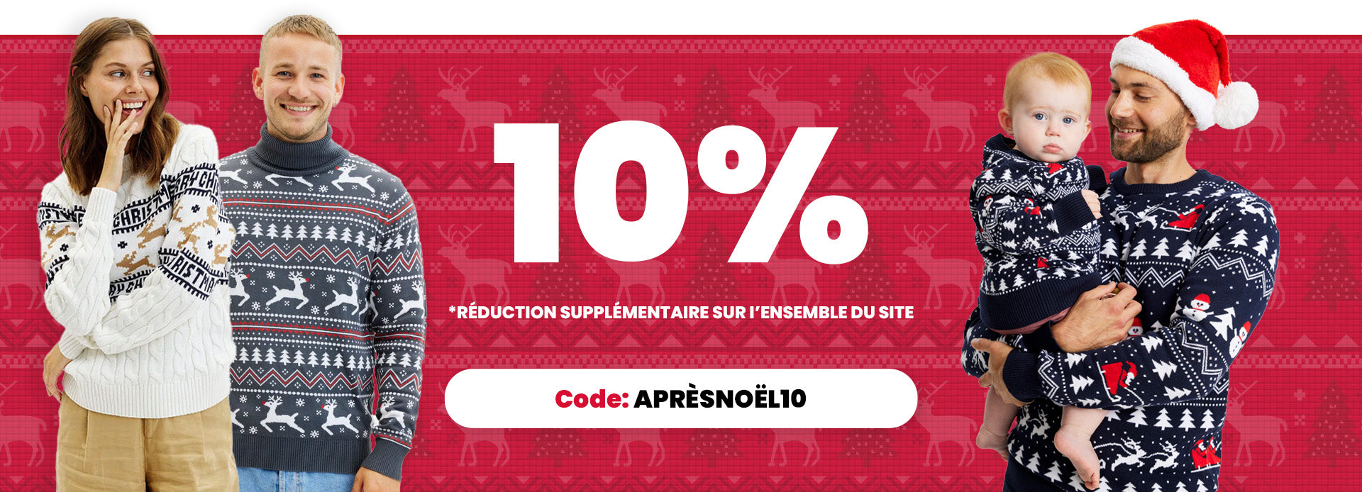Pulls de Noël Aprés Noël Réduction 