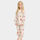 Pyjama de Noël pour Enfants Biscuits de Noël Beige 
