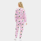 Pyjama de Noël pour Famille Femme Rose Motifs De Noël
