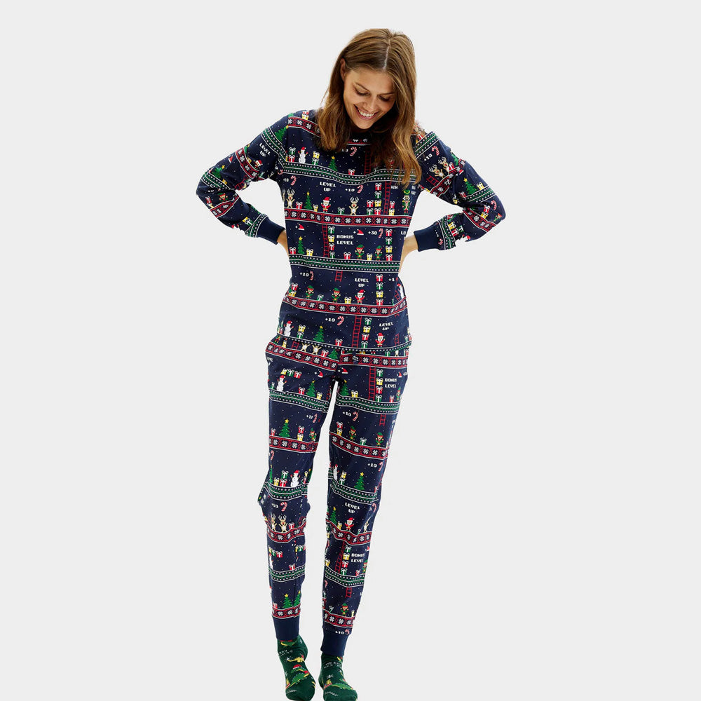Pyjama de Noël pour Femme Jeux Vidéo Rétro Homme 
