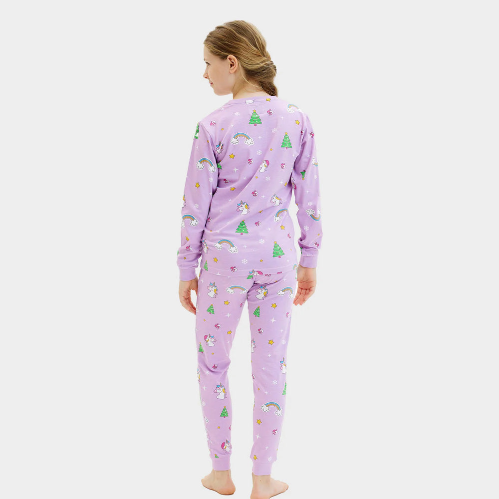 Pyjama de Noël pour Enfants Licornes
