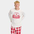 Pyjama de Noël Unisexe Homme Adultes Joyeux Noël
