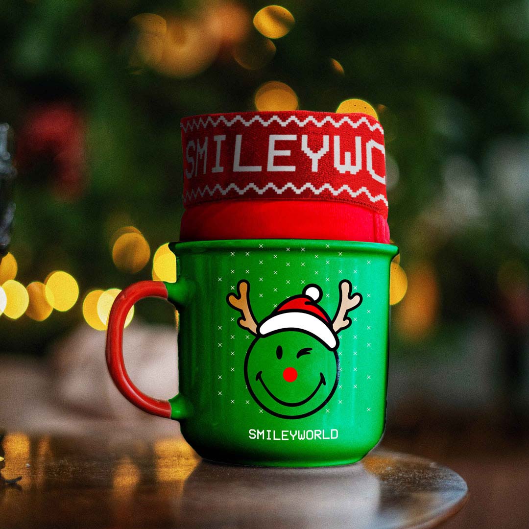 Boxer de Noël pour Homme Mug de Noël