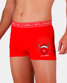 Boxer de Noël pour Homme Rouge Smile