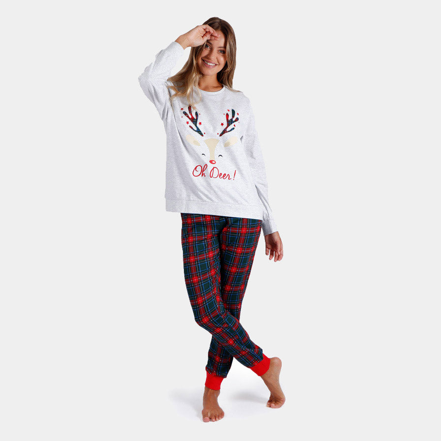 Pyjama de Noël Oh Deer pour Femme