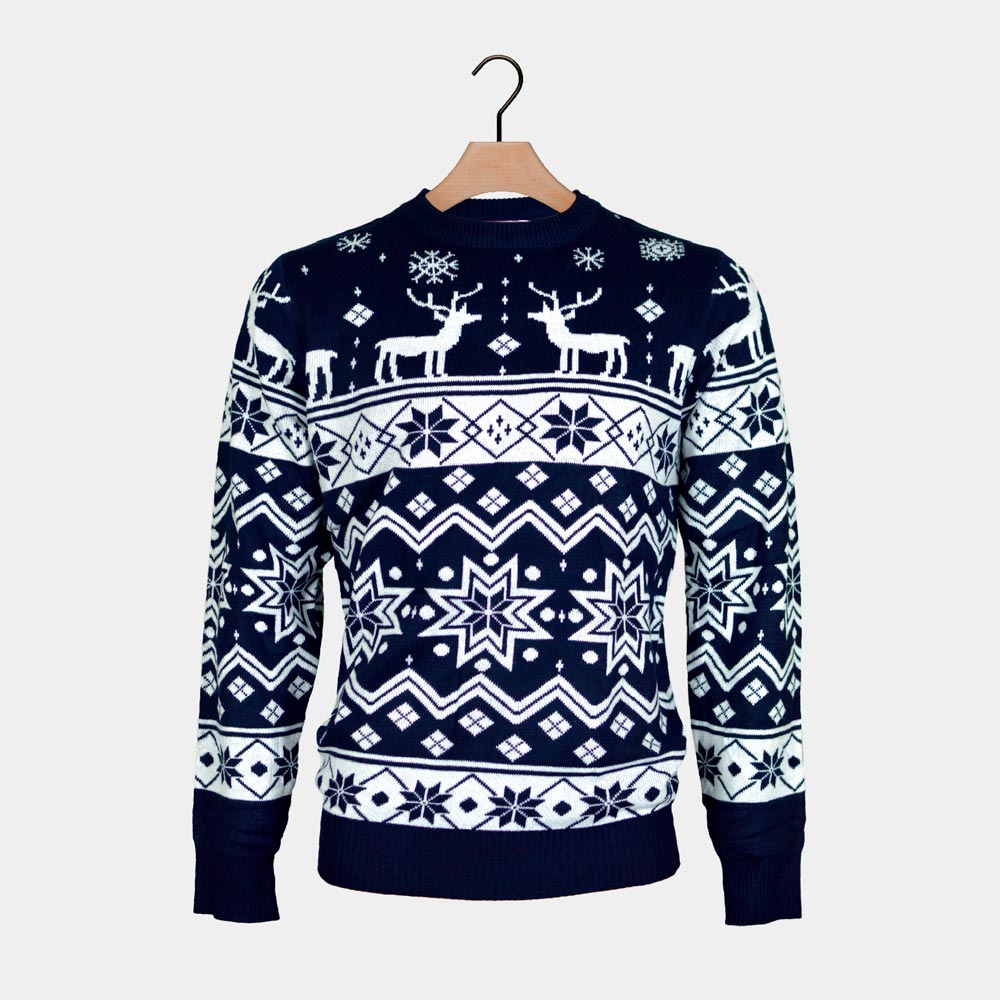 Pull de noël - BLEU - Kiabi - 20.00 Pull de noël - BLEU - Kiabi - 20.00